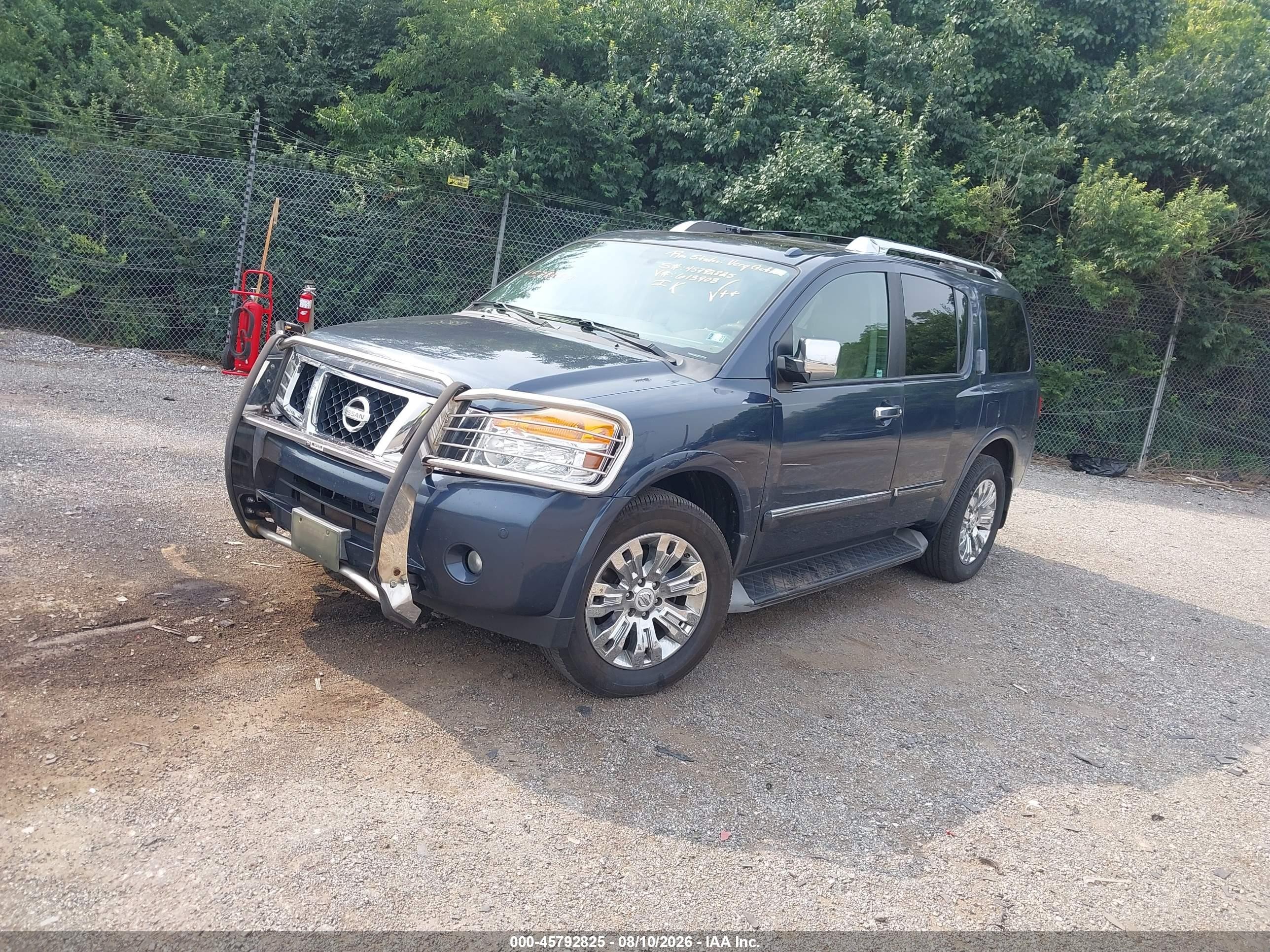 2015 Nissan Armada Platinum Navy vin: 5N1AA0NE8FN613903