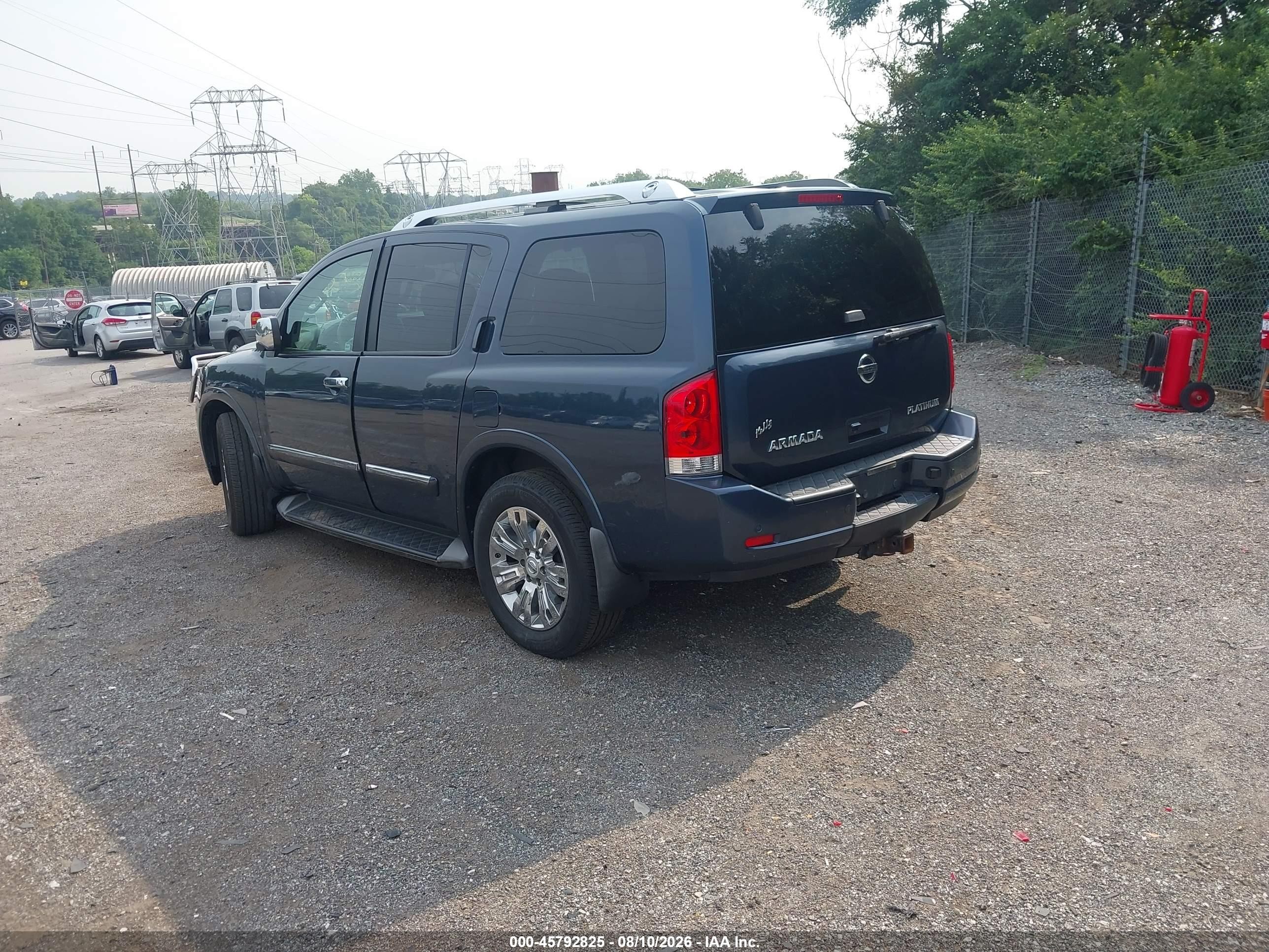 2015 Nissan Armada Platinum Navy vin: 5N1AA0NE8FN613903