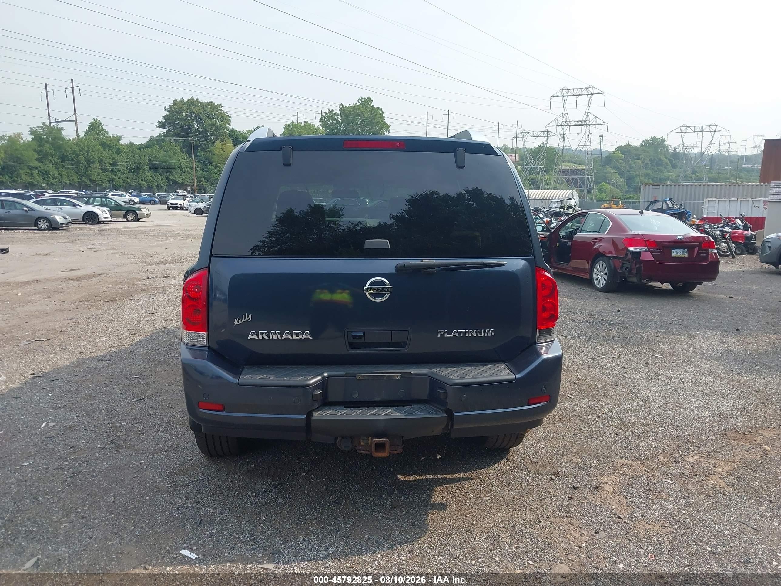 2015 Nissan Armada Platinum Navy vin: 5N1AA0NE8FN613903