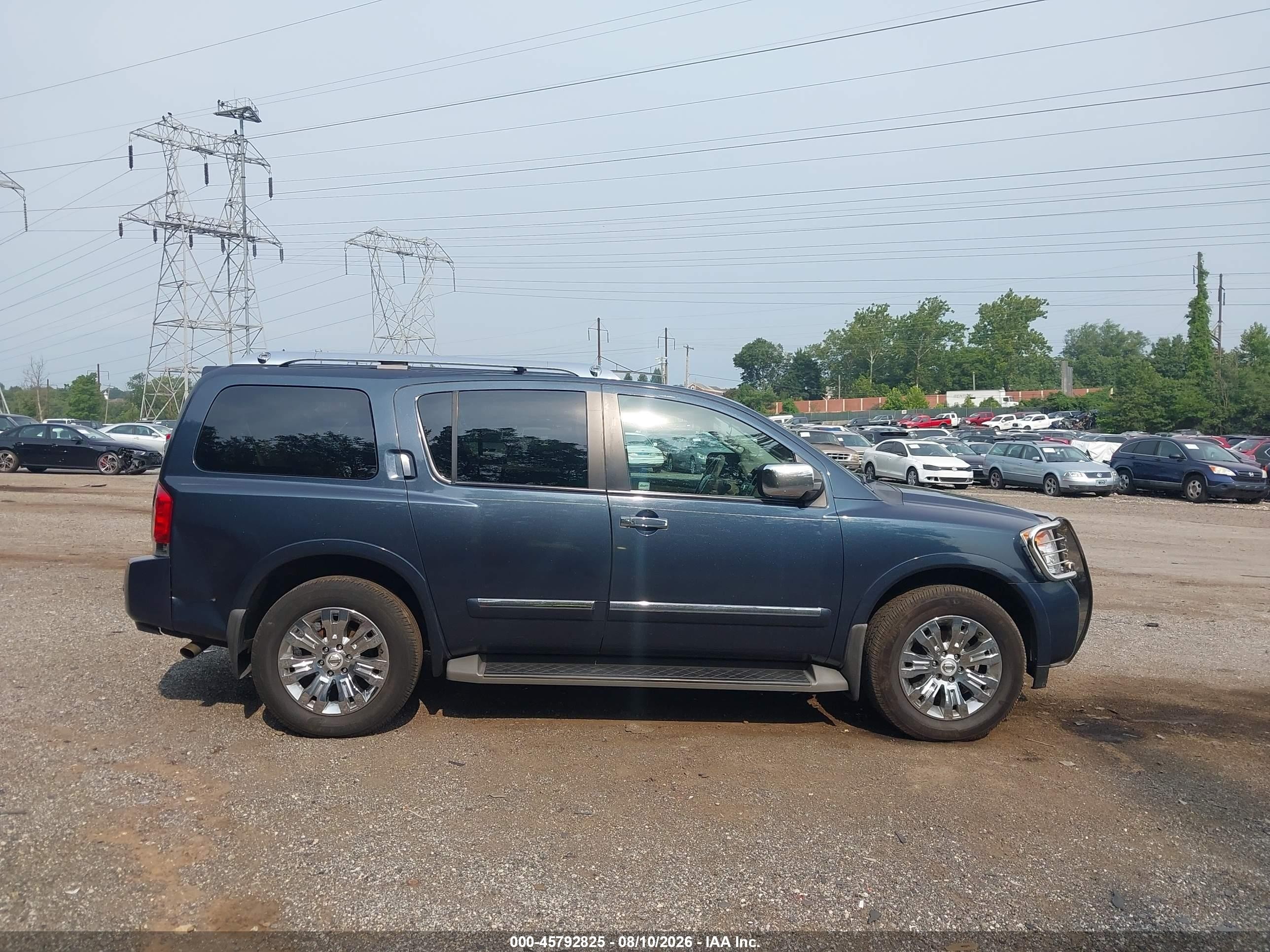 2015 Nissan Armada Platinum Navy vin: 5N1AA0NE8FN613903