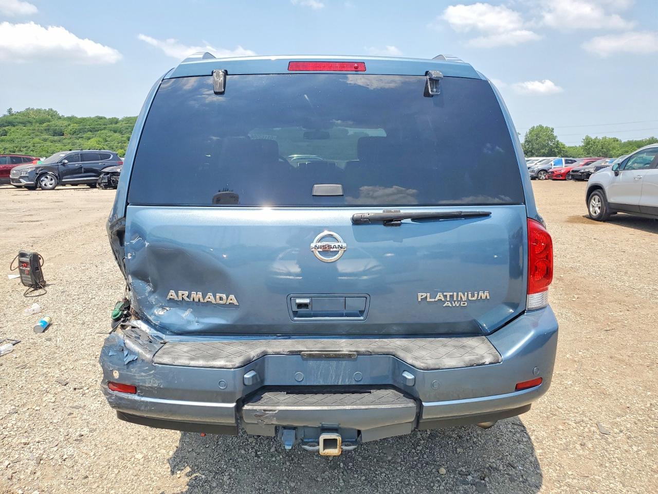 2011 Nissan Armada Platinum Blue vin: 5N1AA0NE9BN600801