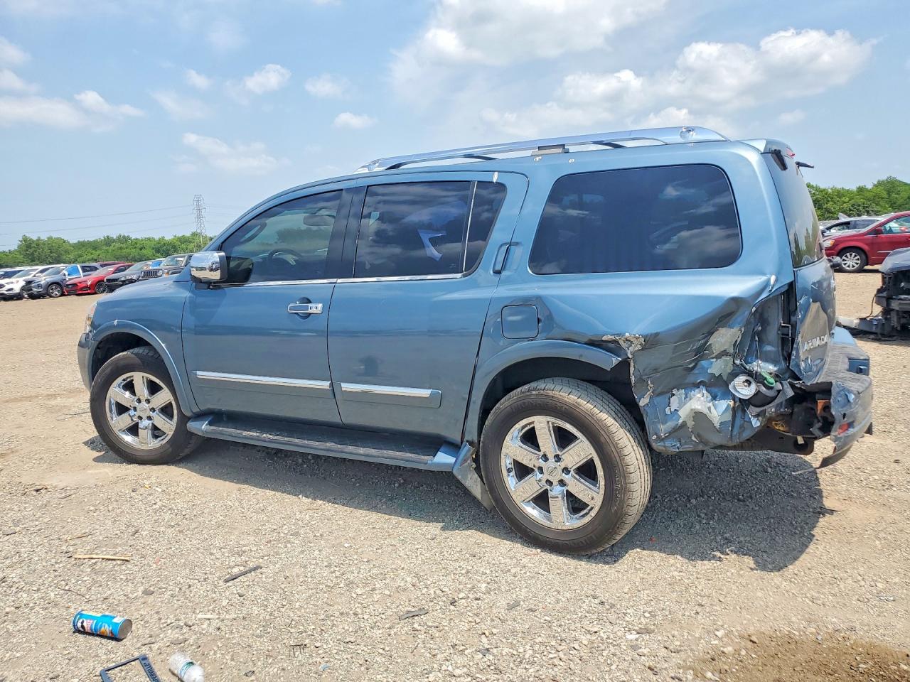 2011 Nissan Armada Platinum Blue vin: 5N1AA0NE9BN600801