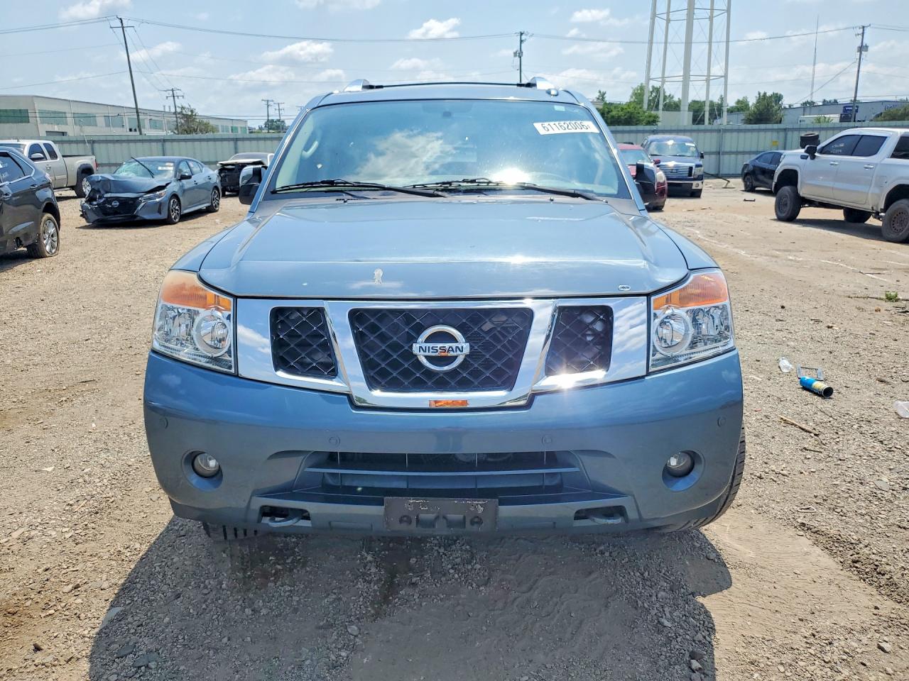 2011 Nissan Armada Platinum Blue vin: 5N1AA0NE9BN600801