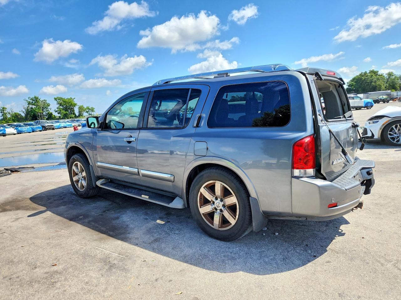 2013 Nissan Armada Platinum Серый vin: 5N1AA0NE9DN608898