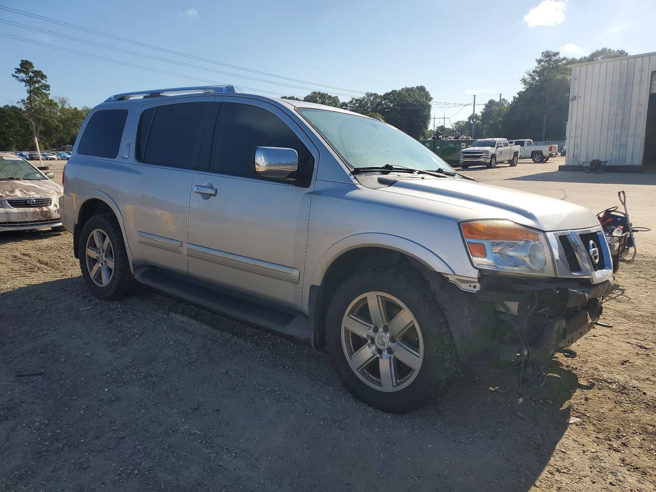 2013 Nissan Armada Platinum Silver vin: 5N1AA0NE9DN613938