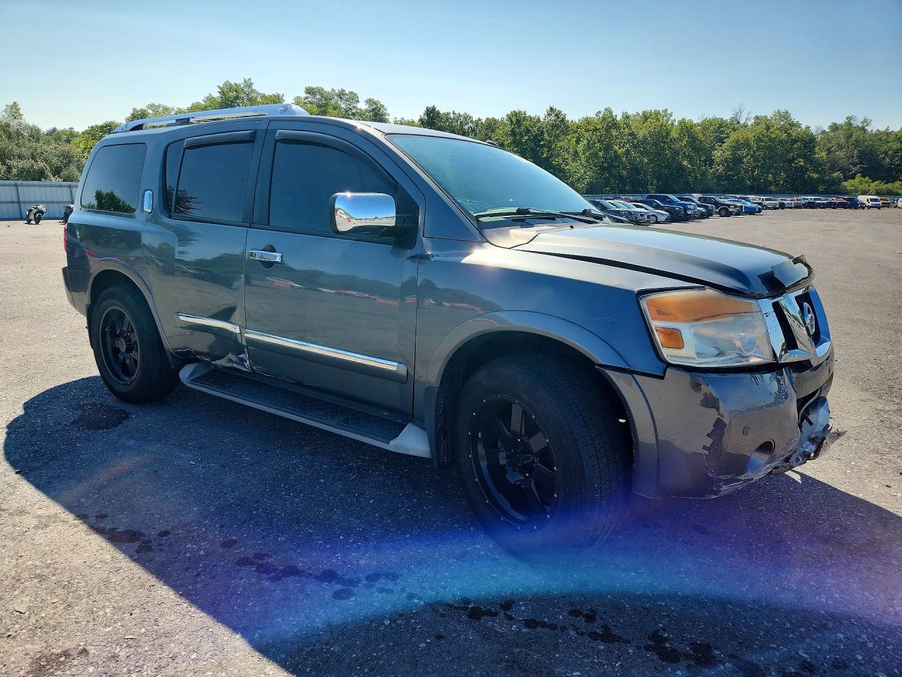 2014 Nissan Armada Platinum Gray vin: 5N1AA0NE9EN607638