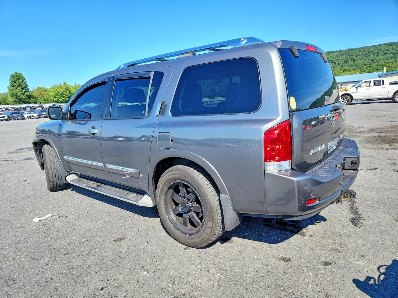 2014 Nissan Armada Platinum Gray vin: 5N1AA0NE9EN607638