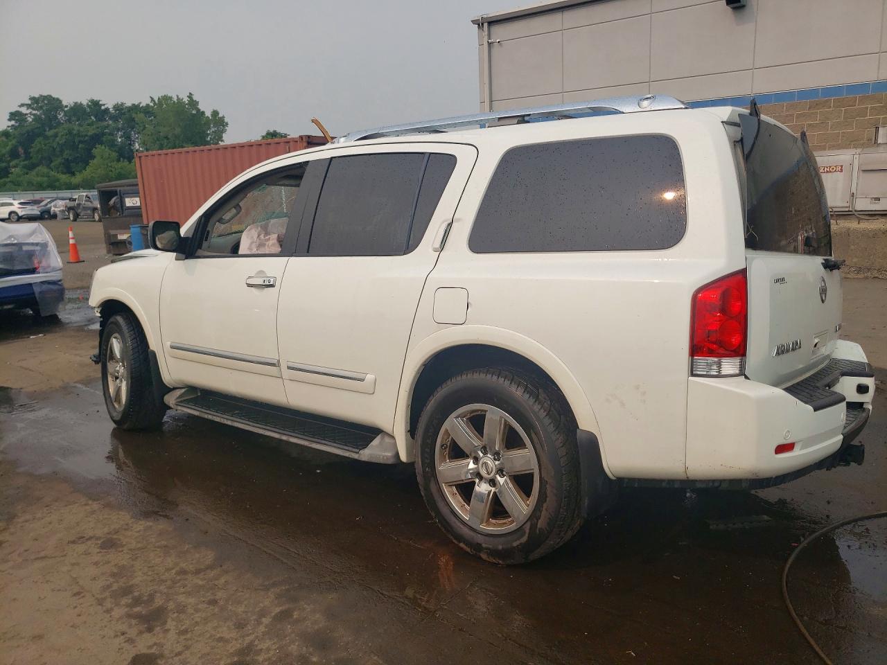 2014 Nissan Armada Platinum White vin: 5N1AA0NE9EN609664
