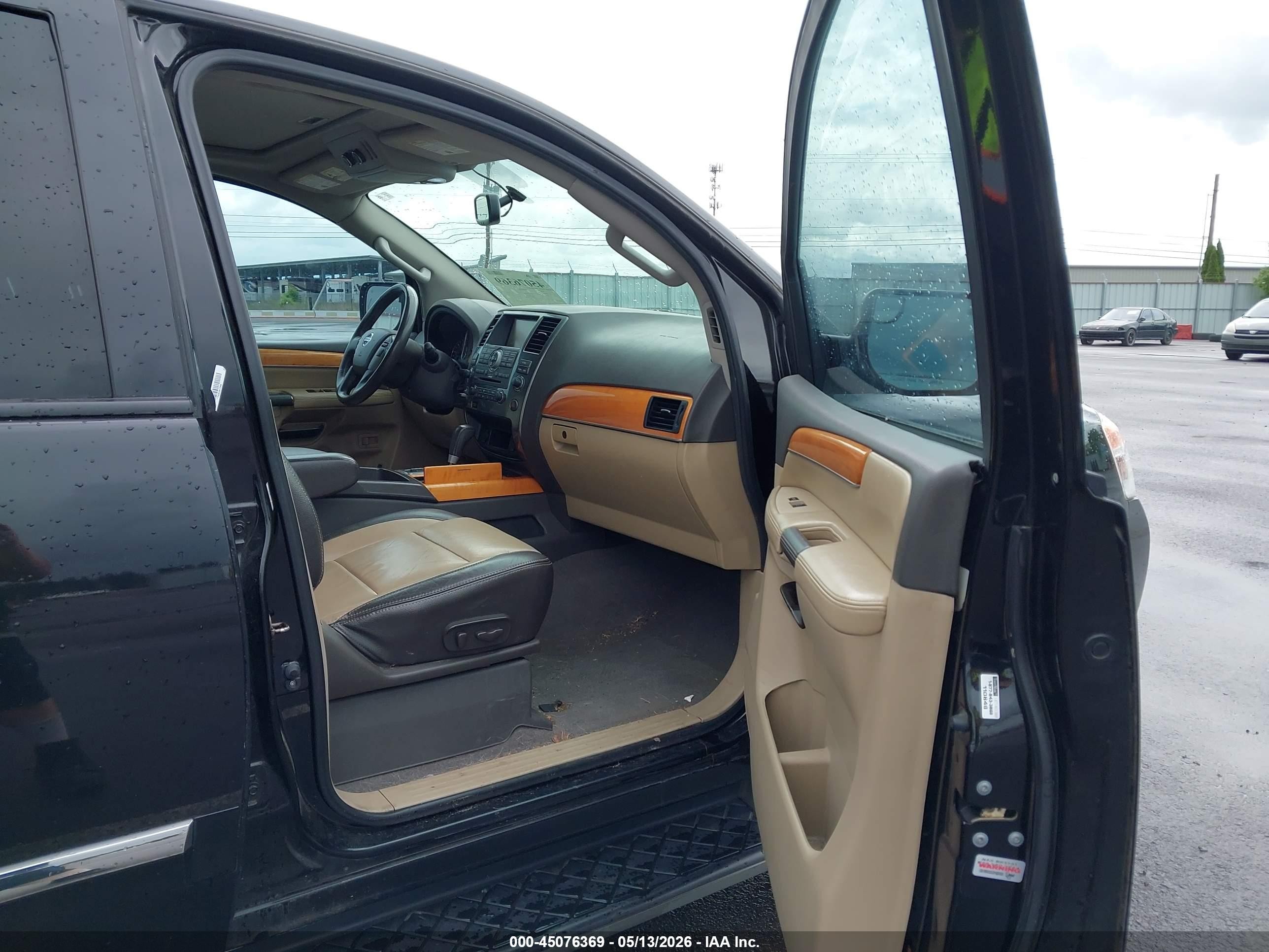 2013 Nissan Armada Platinum Черный vin: 5N1AA0NEXDN613138