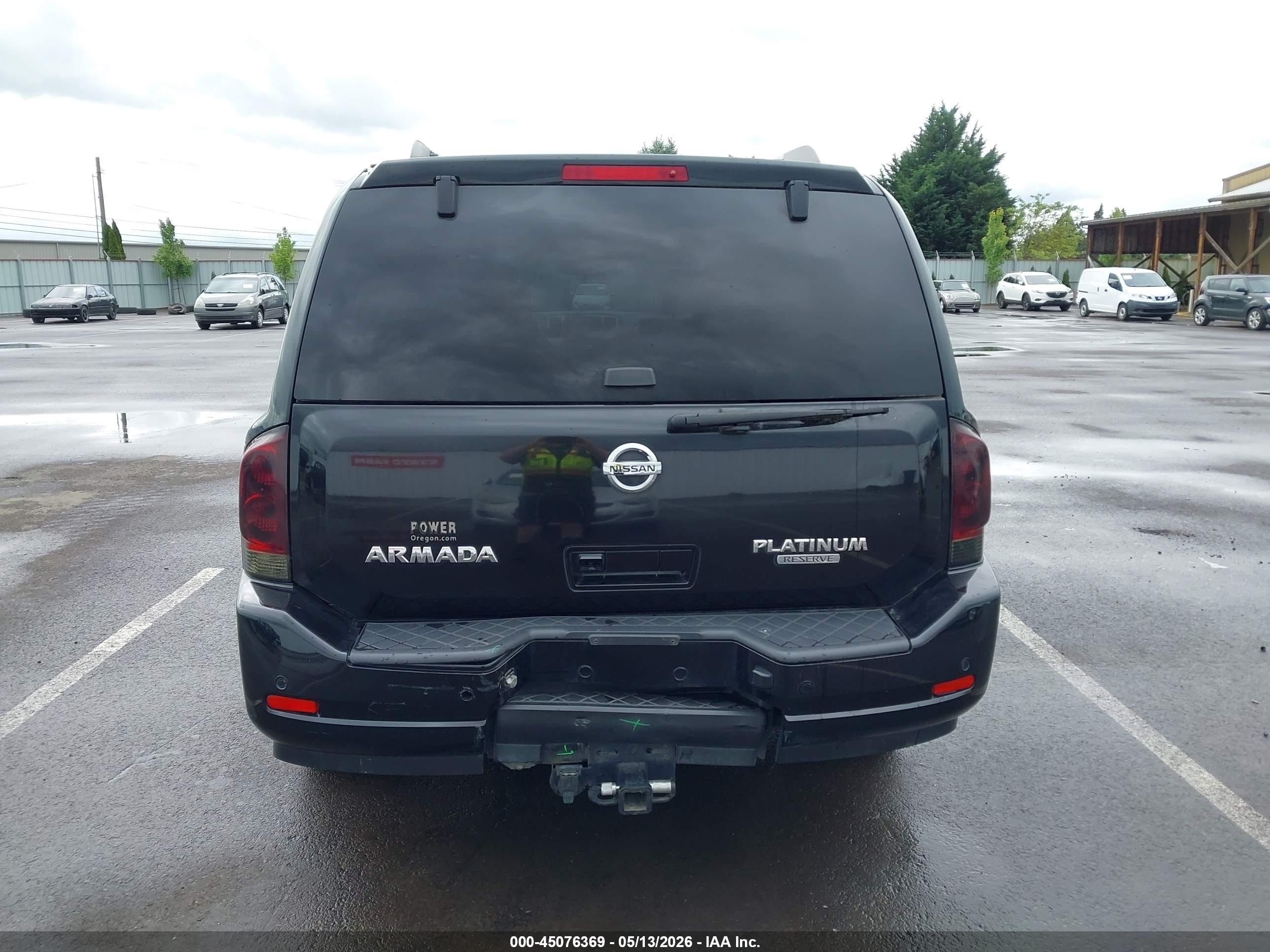2013 Nissan Armada Platinum Черный vin: 5N1AA0NEXDN613138