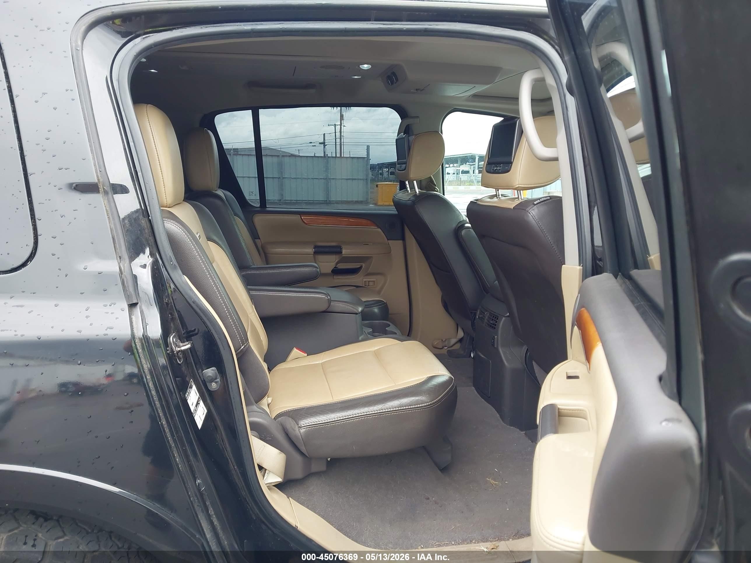 2013 Nissan Armada Platinum Черный vin: 5N1AA0NEXDN613138