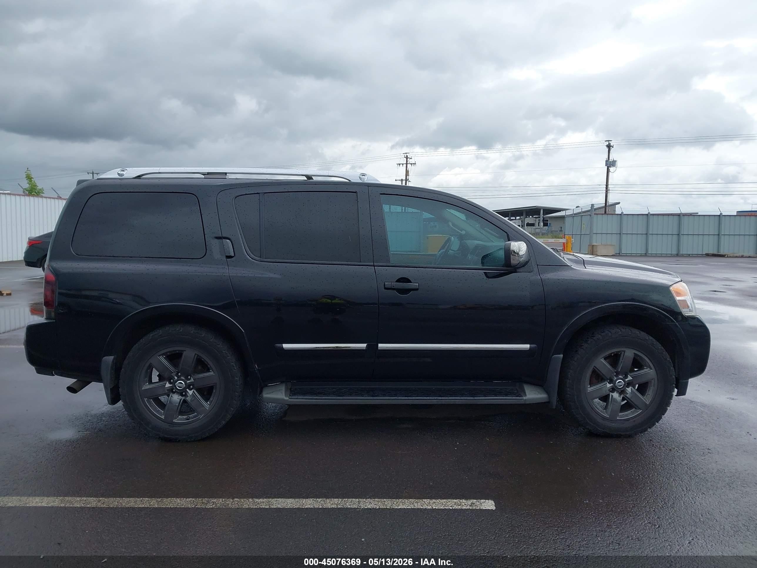 2013 Nissan Armada Platinum Черный vin: 5N1AA0NEXDN613138