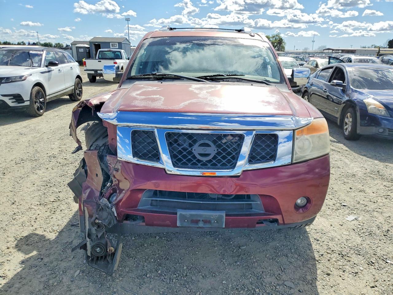 2011 Nissan Armada Platinum Red vin: 5N1AA0NF2BN617402