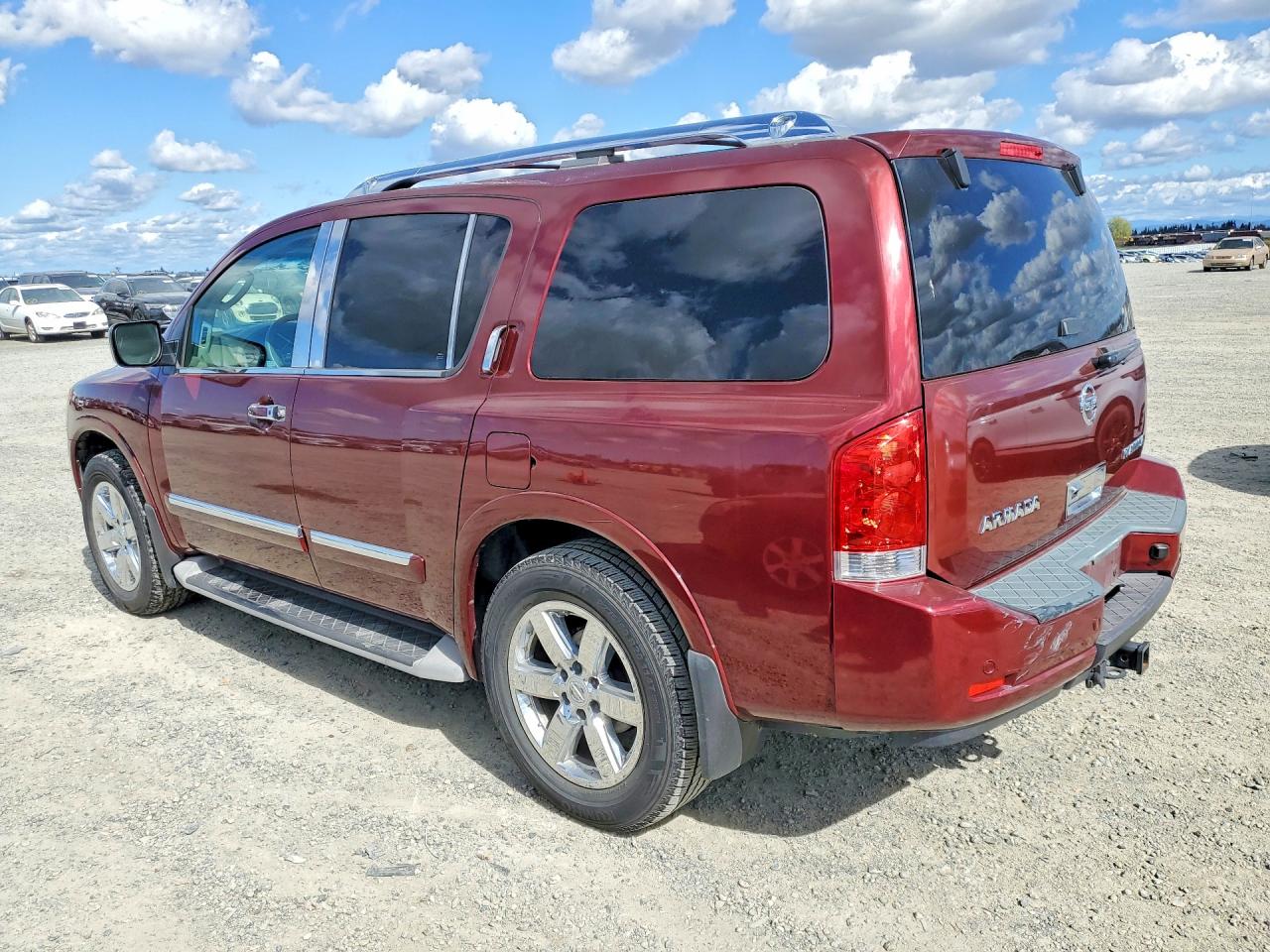 2011 Nissan Armada Platinum Red vin: 5N1AA0NF2BN617402