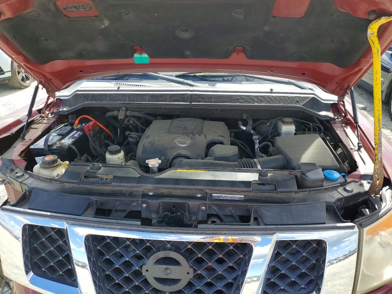 2011 Nissan Armada Platinum Red vin: 5N1AA0NF2BN617402