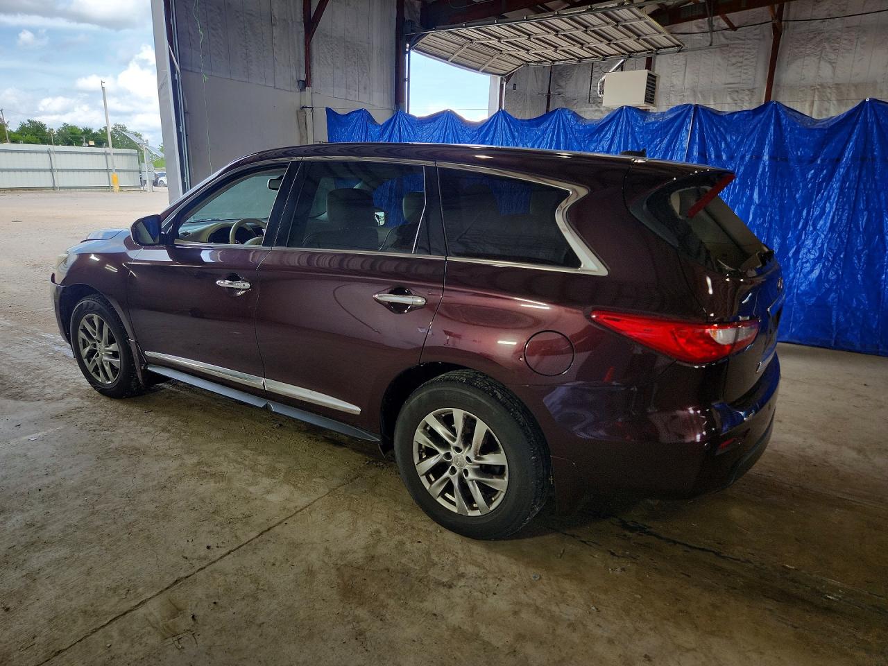 2013 Infiniti Jx35 Base Burgundy vin: 5N1AL0MM0DC303790