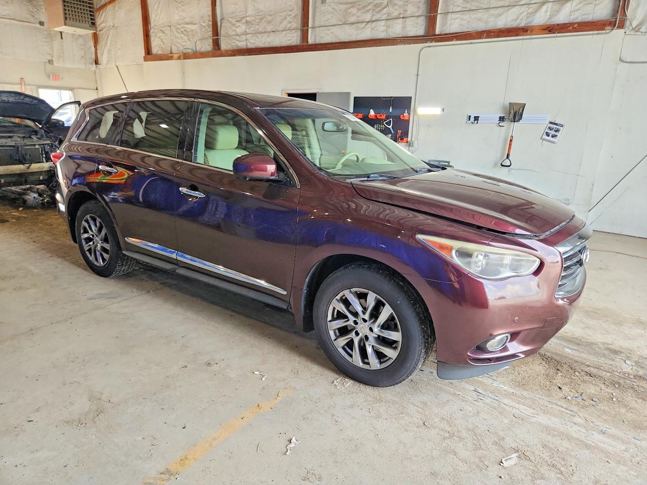 2013 Infiniti Jx35 Base Burgundy vin: 5N1AL0MM0DC303790