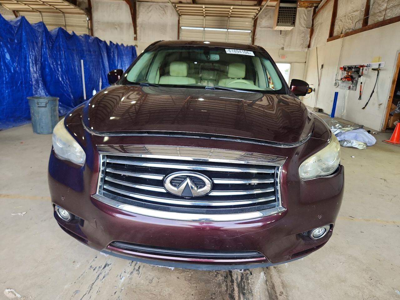 2013 Infiniti Jx35 Base Burgundy vin: 5N1AL0MM0DC303790