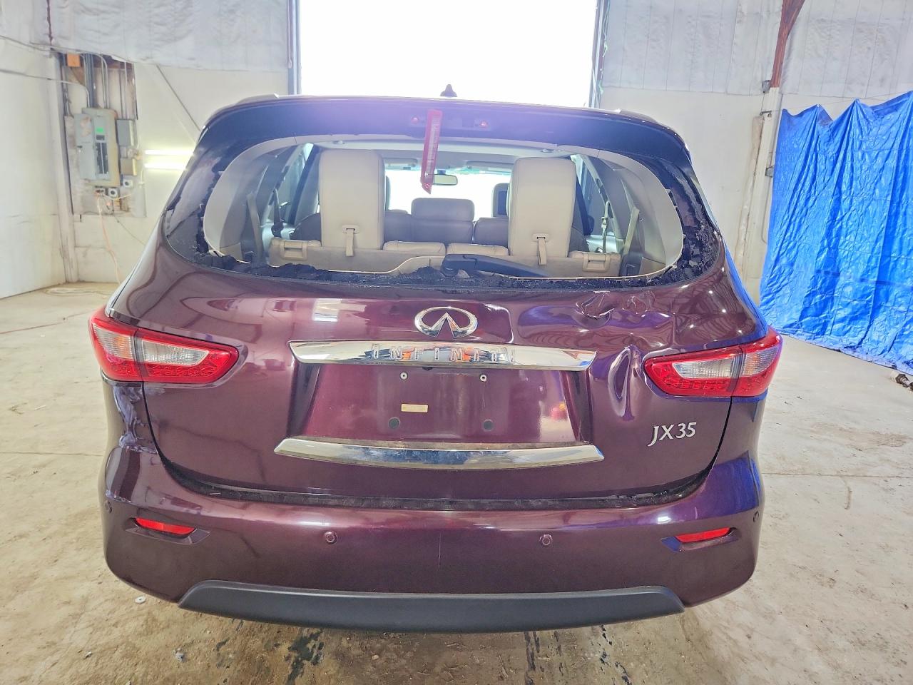 2013 Infiniti Jx35 Base Burgundy vin: 5N1AL0MM0DC303790