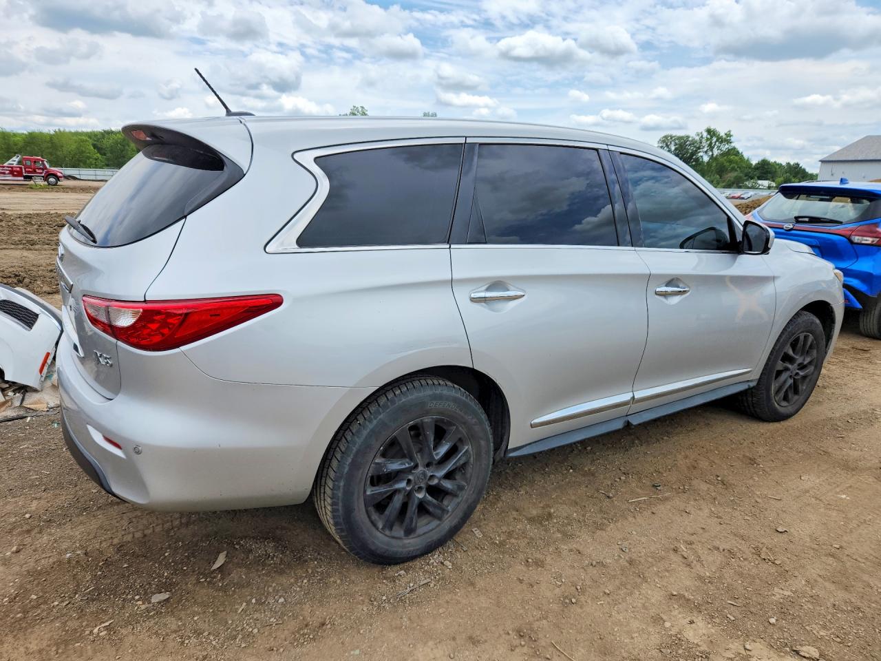 2013 Infiniti Jx35 Silver vin: 5N1AL0MM0DC305524