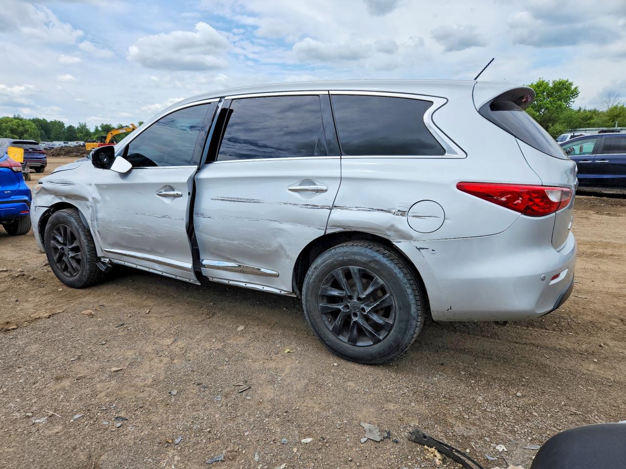 2013 Infiniti Jx35 Silver vin: 5N1AL0MM0DC305524