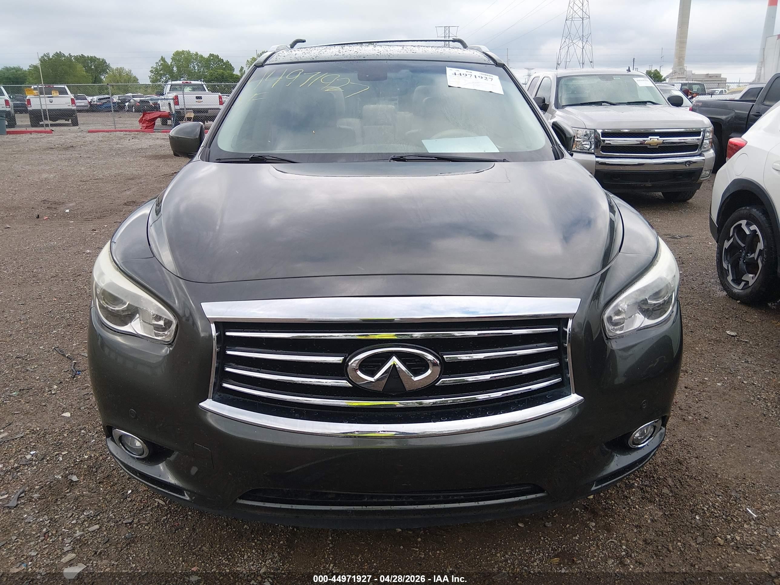 2013 Infiniti Jx35   Gray vin: 5N1AL0MM0DC306981