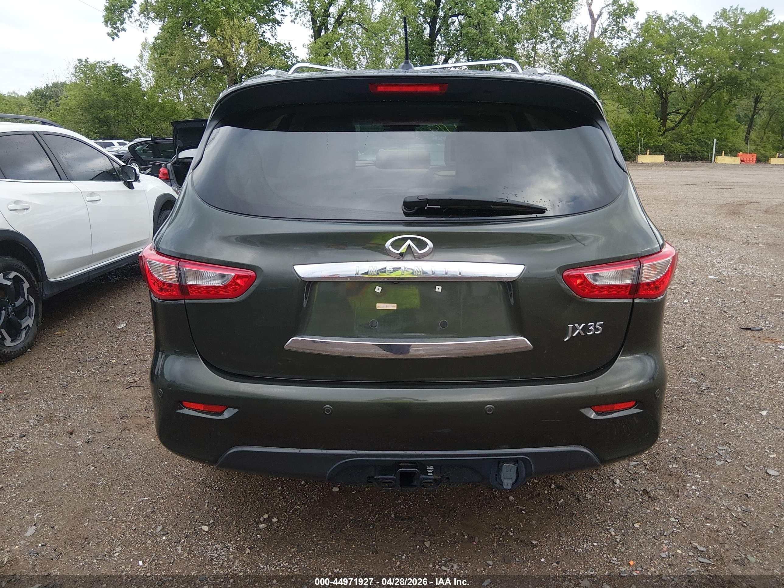 2013 Infiniti Jx35   Gray vin: 5N1AL0MM0DC306981