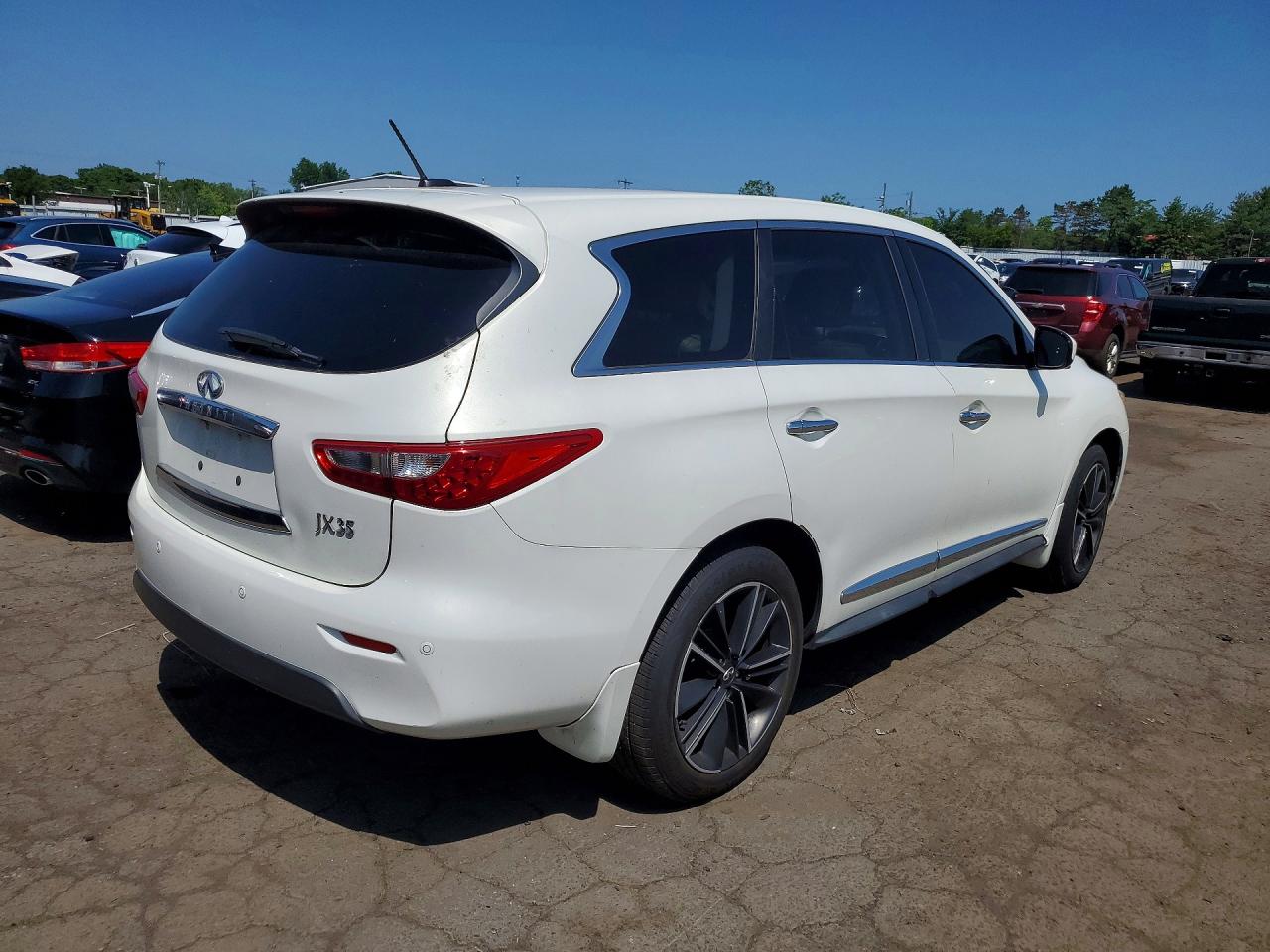 2013 Infiniti Jx35 Base White vin: 5N1AL0MM0DC314076