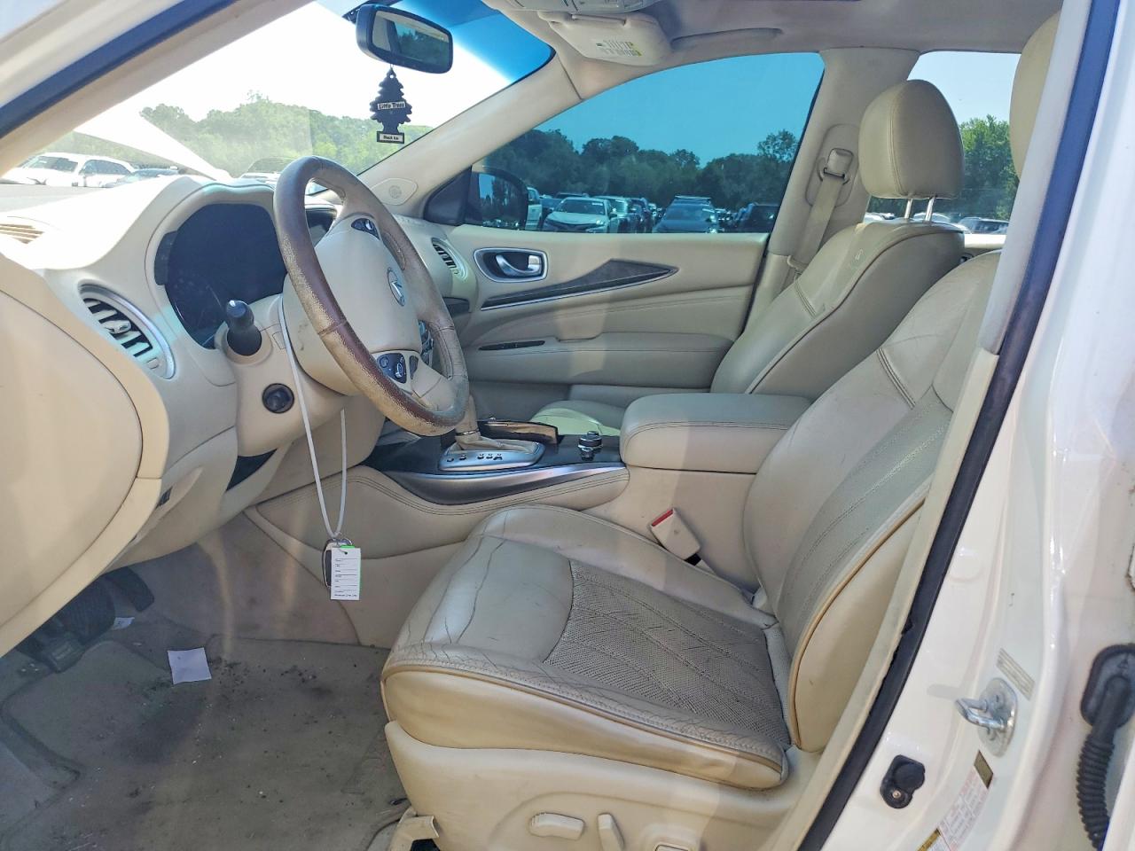 2013 Infiniti Jx35 Base White vin: 5N1AL0MM0DC314076