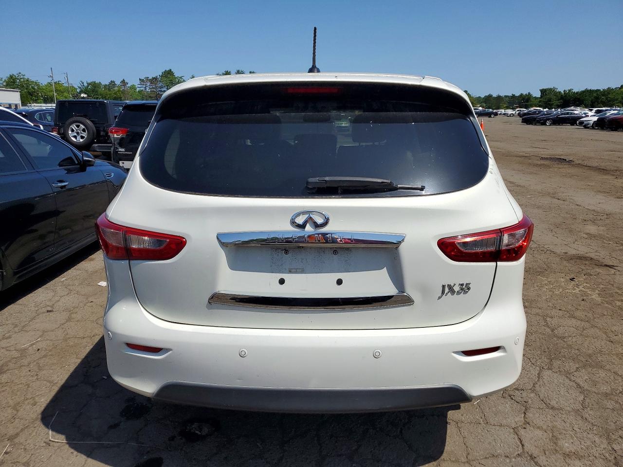 2013 Infiniti Jx35 Base White vin: 5N1AL0MM0DC314076