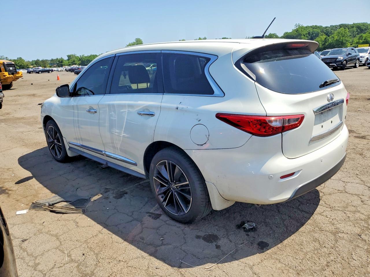 2013 Infiniti Jx35 Base White vin: 5N1AL0MM0DC314076