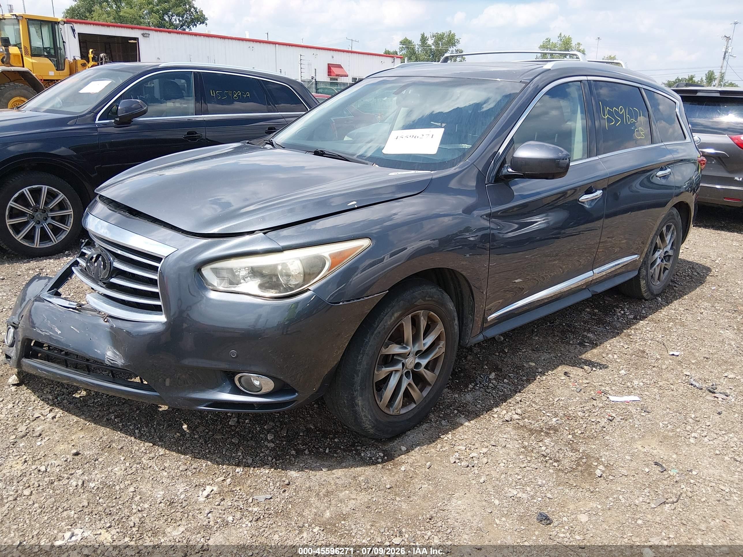 2013 Infiniti Jx35   Gray vin: 5N1AL0MM0DC326647