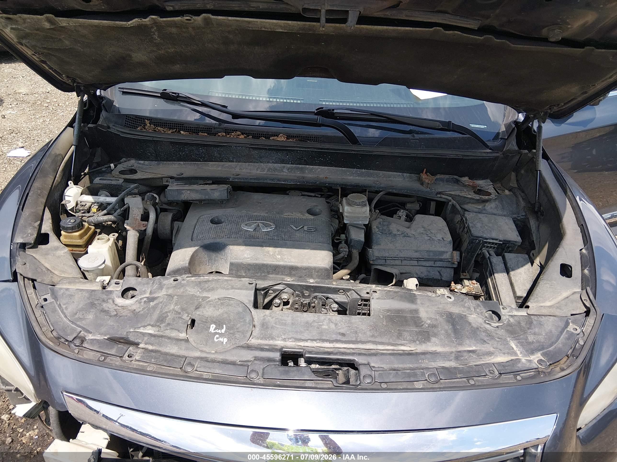 2013 Infiniti Jx35   Gray vin: 5N1AL0MM0DC326647