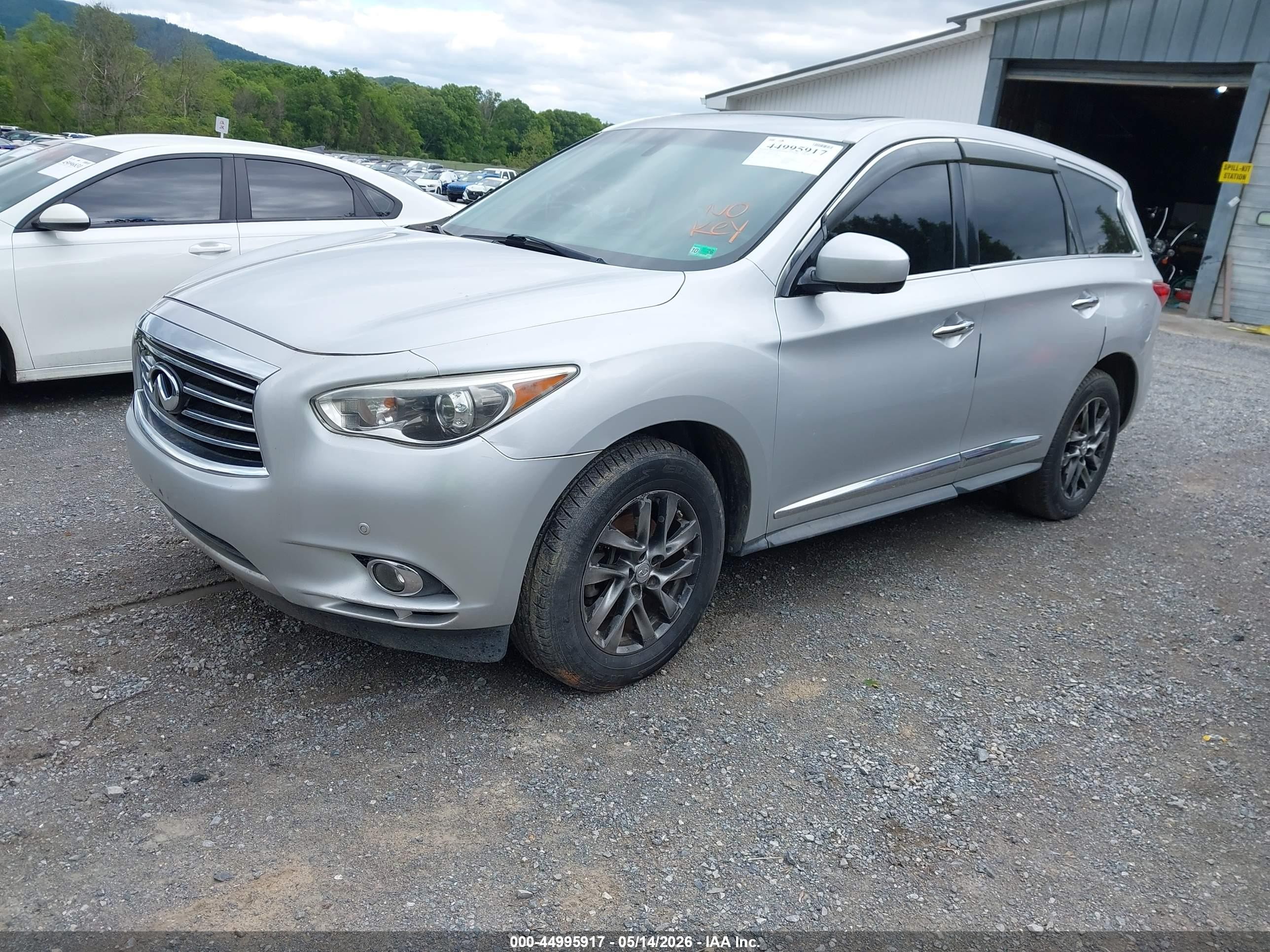 2013 Infiniti Jx35   Серебряный vin: 5N1AL0MM0DC333680