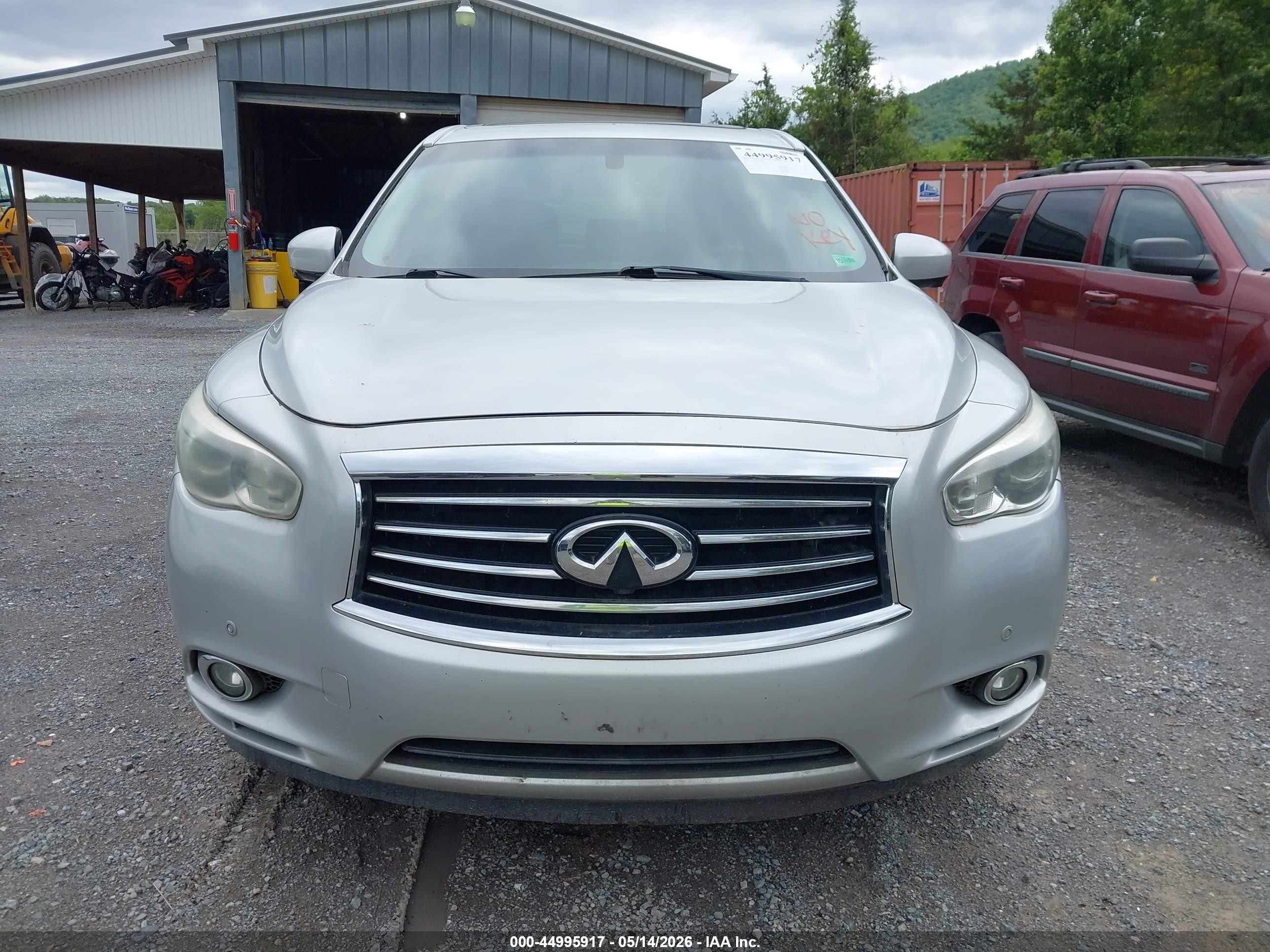 2013 Infiniti Jx35   Серебряный vin: 5N1AL0MM0DC333680