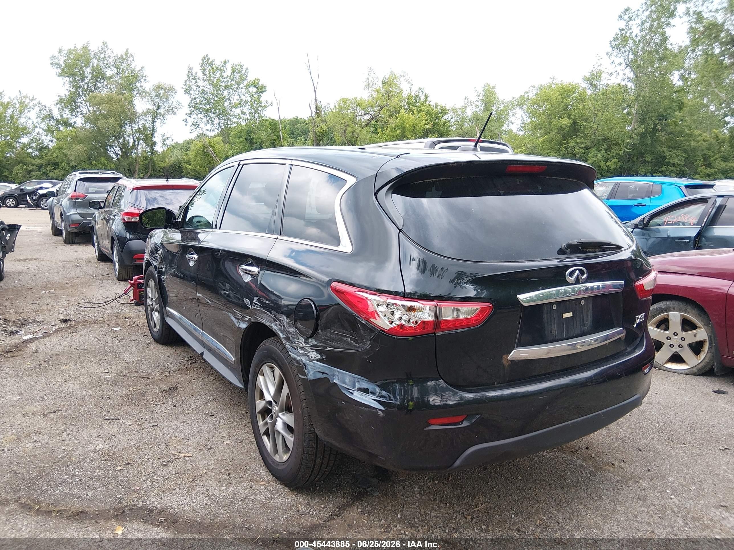 2013 Infiniti Jx35   Black vin: 5N1AL0MM0DC341813