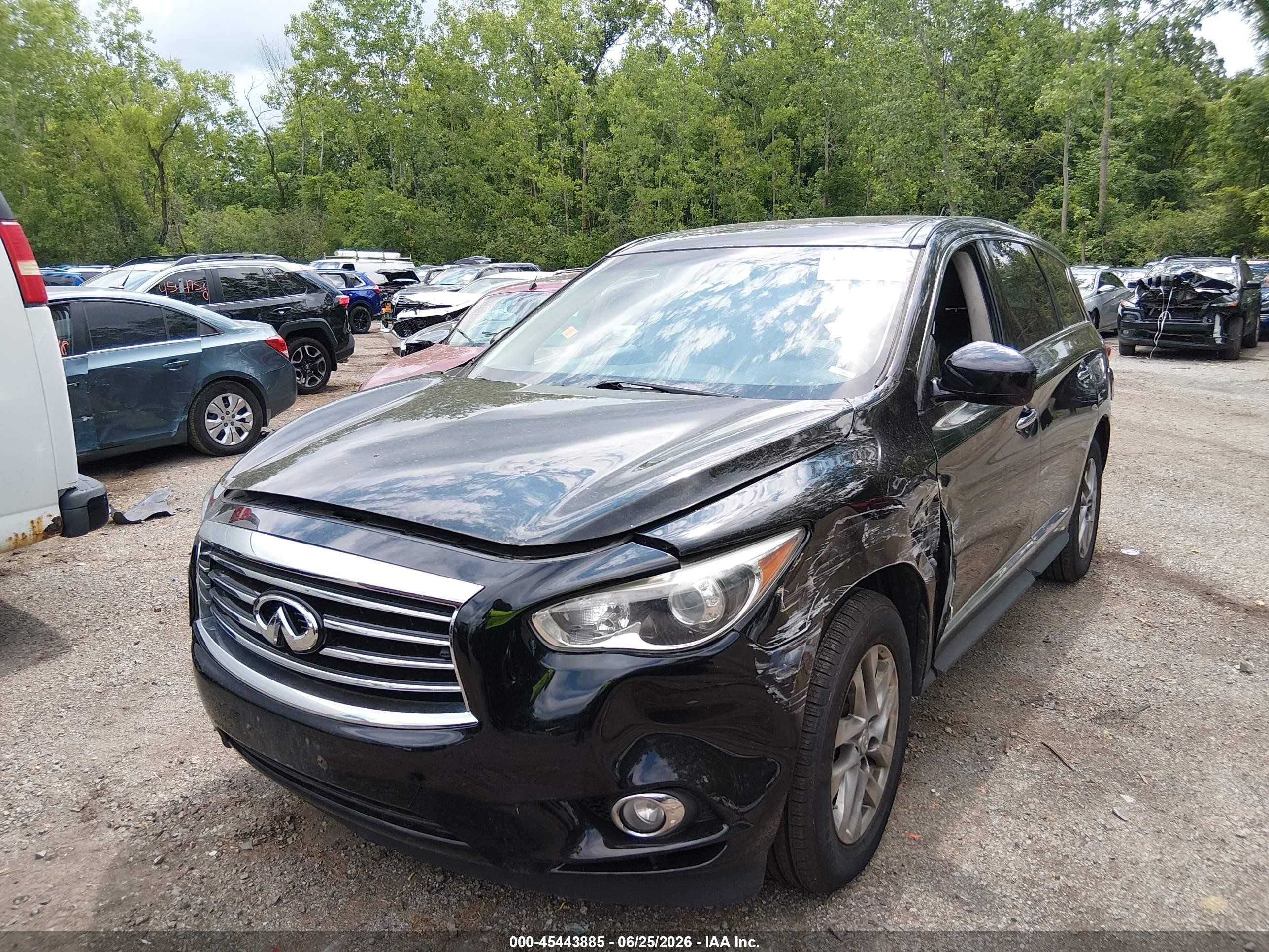 2013 Infiniti Jx35   Black vin: 5N1AL0MM0DC341813