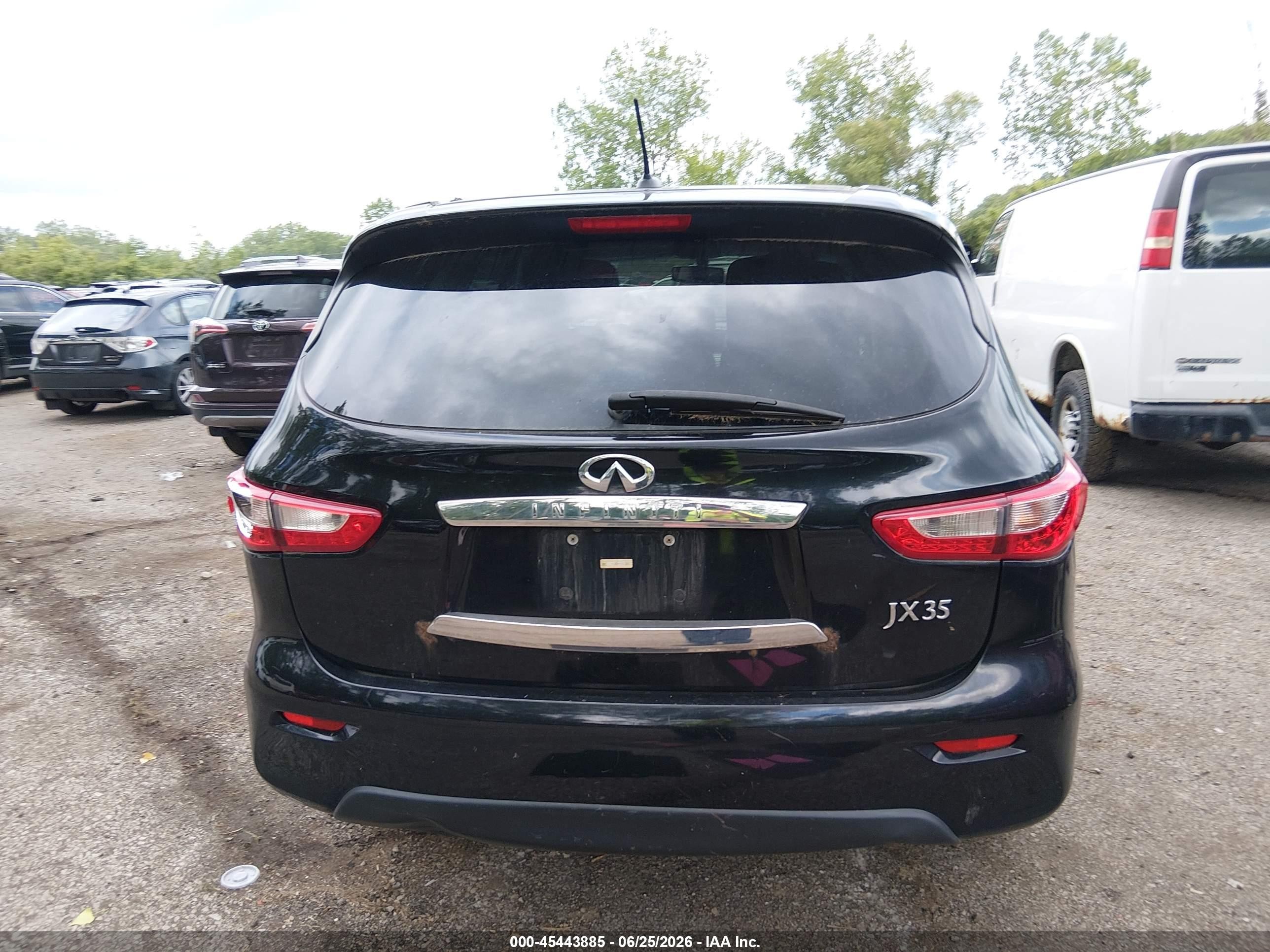 2013 Infiniti Jx35   Black vin: 5N1AL0MM0DC341813