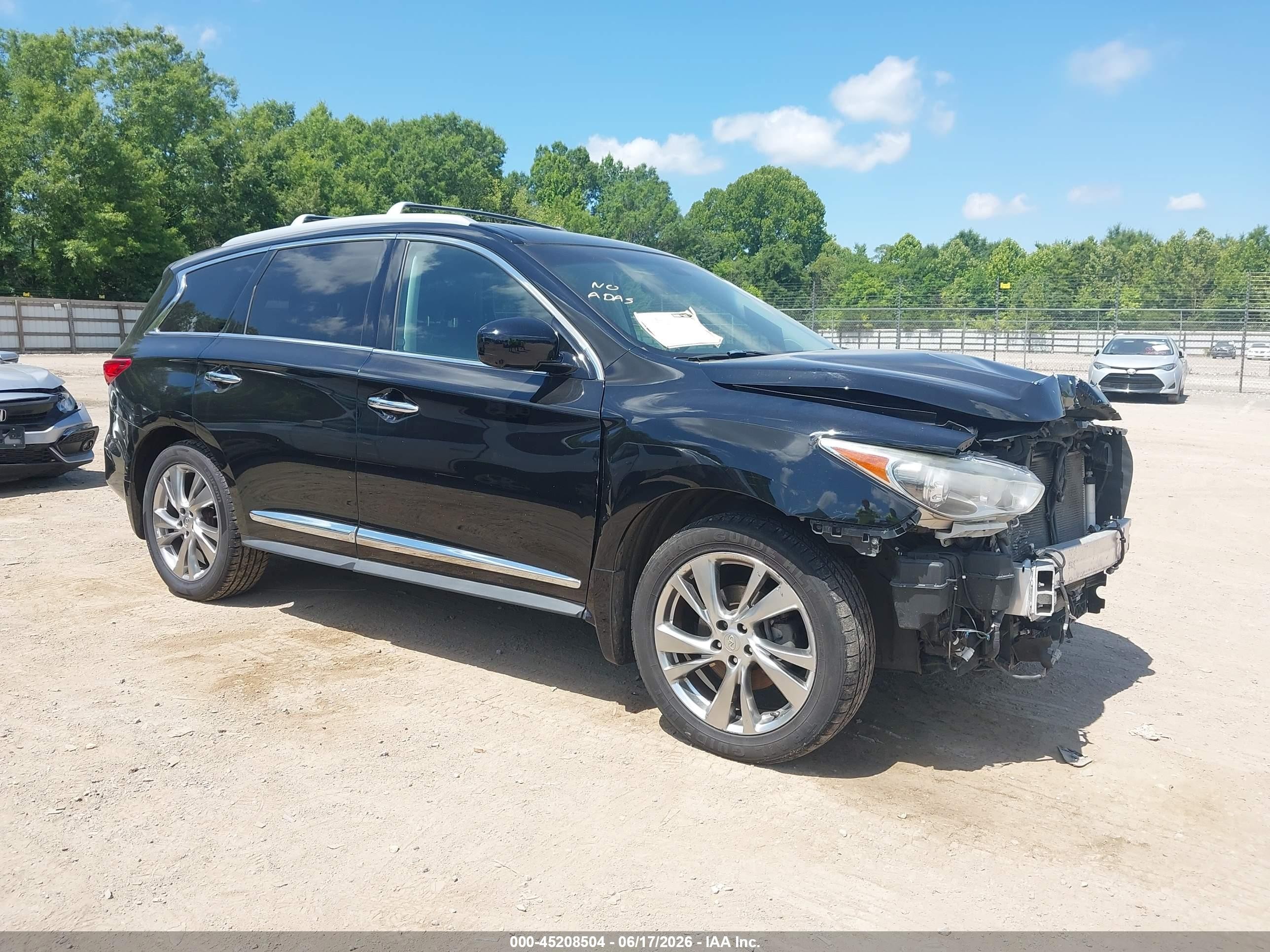 2013 Infiniti Jx35   Black vin: 5N1AL0MM0DC347403