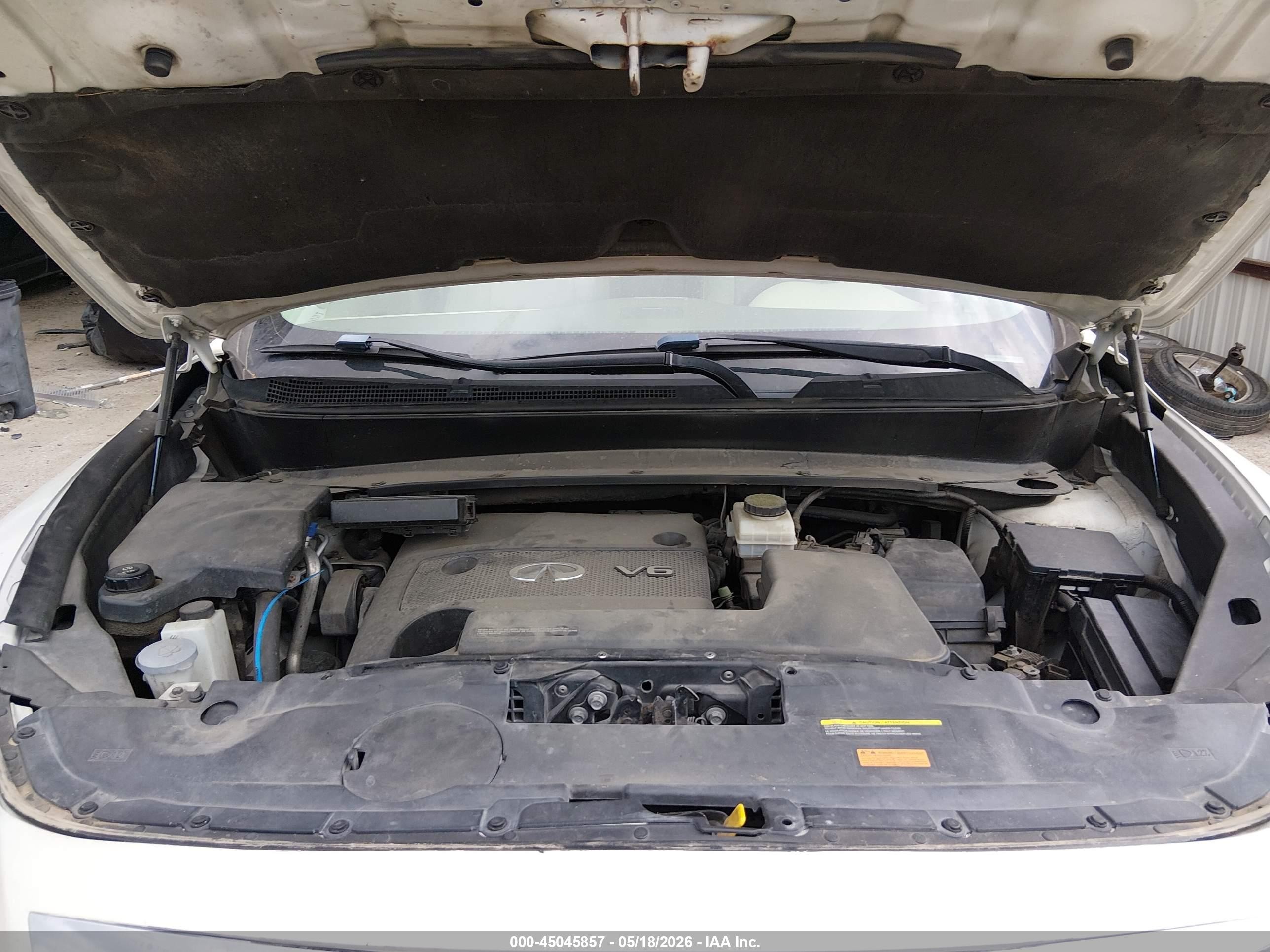2014 Infiniti Qx60   White vin: 5N1AL0MM0EC501884