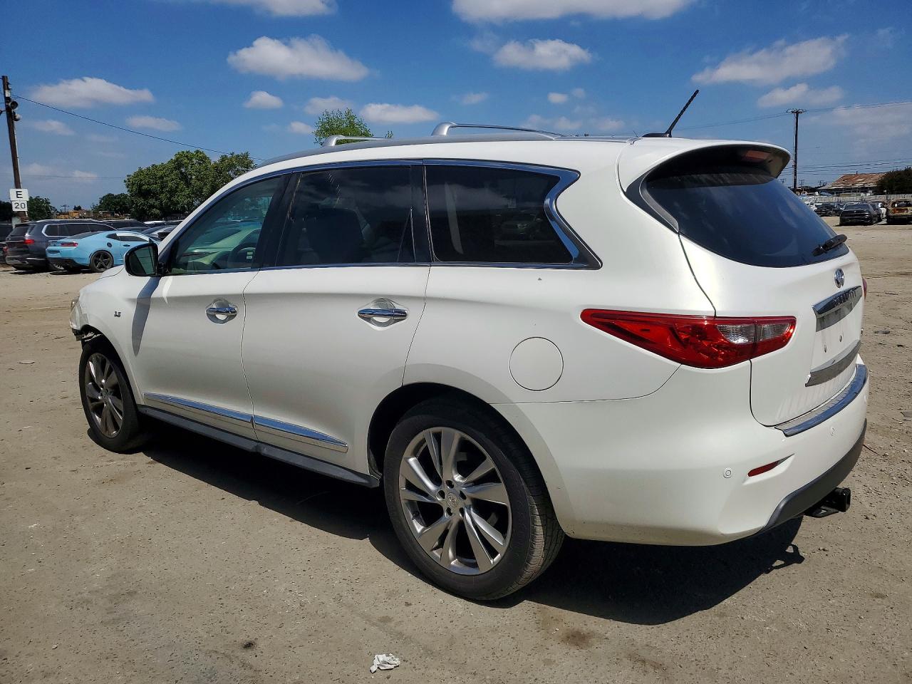 2014 Infiniti Qx60 Base White vin: 5N1AL0MM0EC502307