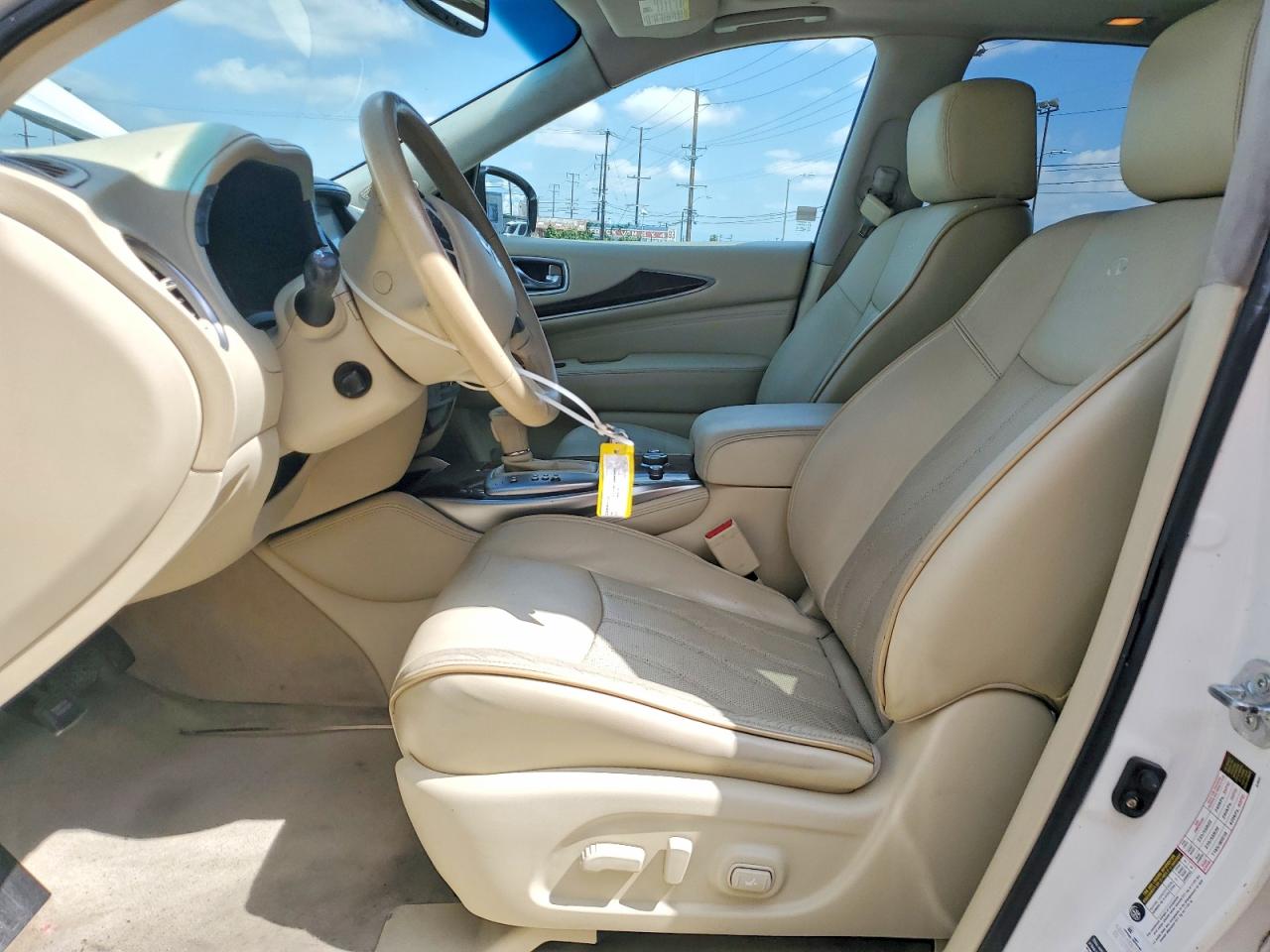 2014 Infiniti Qx60 Base White vin: 5N1AL0MM0EC502307