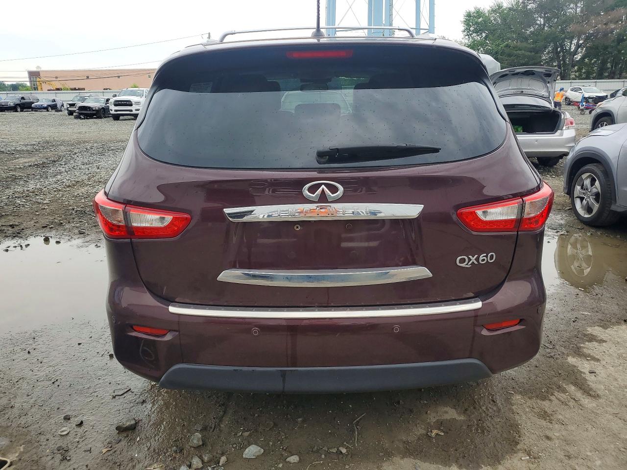 2014 Infiniti Qx60 Base Red vin: 5N1AL0MM0EC505658