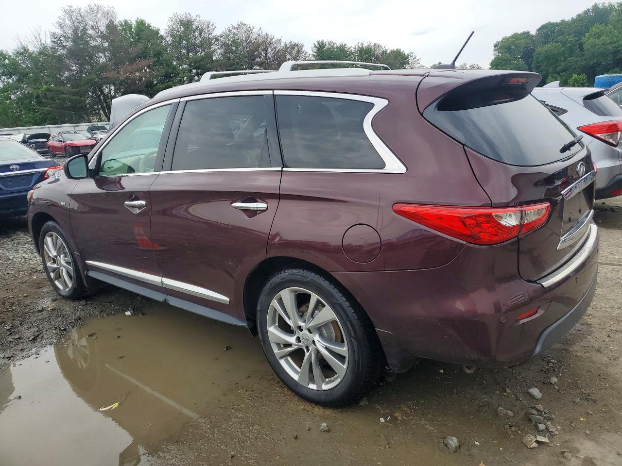 2014 Infiniti Qx60 Base Red vin: 5N1AL0MM0EC505658