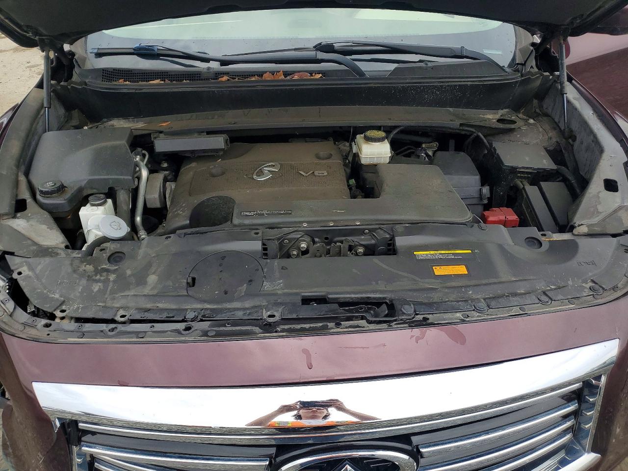 2014 Infiniti Qx60 Base Red vin: 5N1AL0MM0EC505658