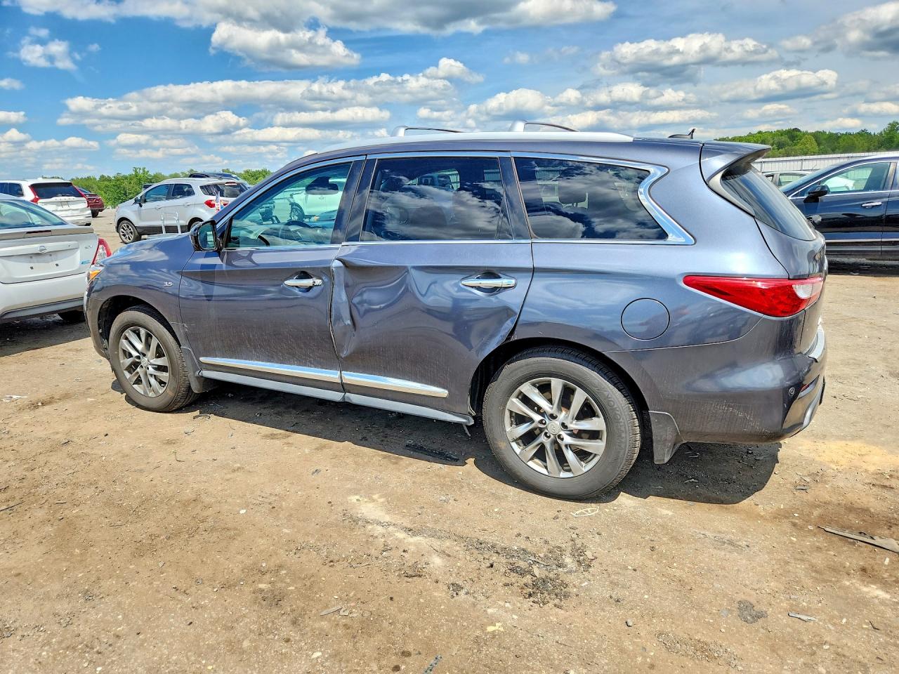 2014 Infiniti Qx60 Base Gray vin: 5N1AL0MM0EC507362