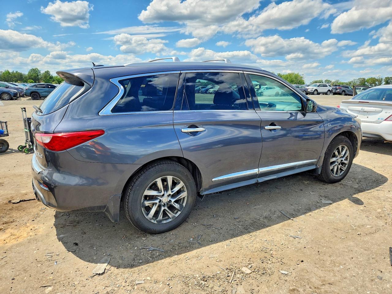 2014 Infiniti Qx60 Base Gray vin: 5N1AL0MM0EC507362