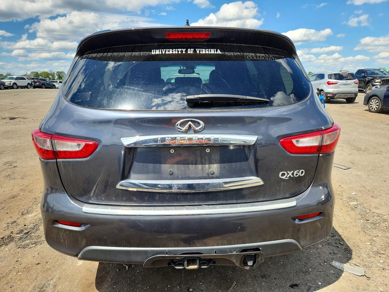 2014 Infiniti Qx60 Base Gray vin: 5N1AL0MM0EC507362