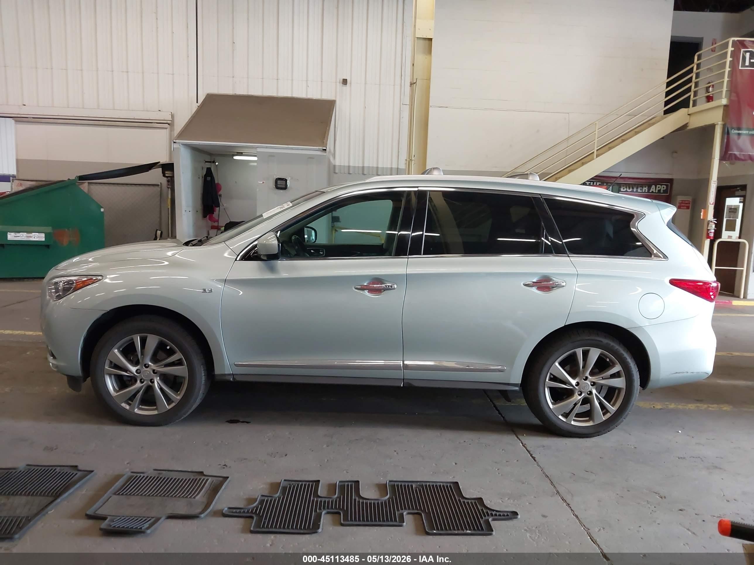 2014 Infiniti Qx60 Blue vin: 5N1AL0MM0EC510620