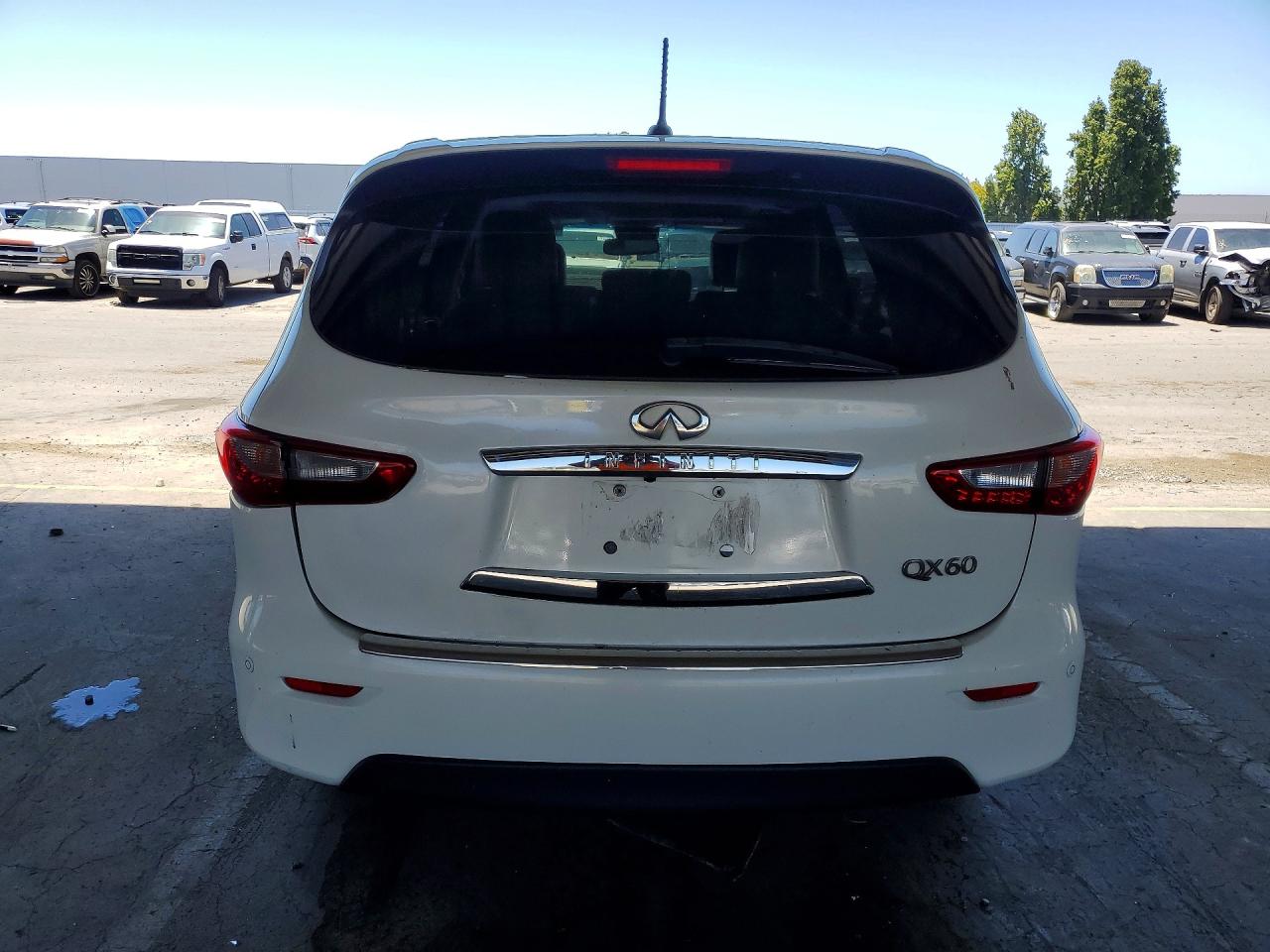 2014 Infiniti Qx60 Base White vin: 5N1AL0MM0EC513050